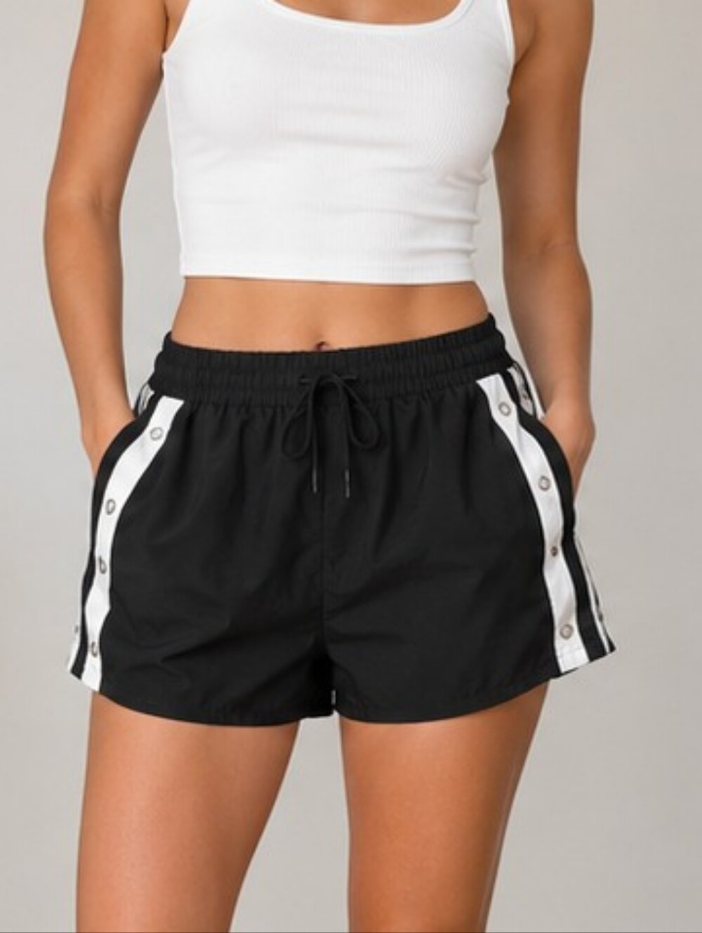 Wild Fable Women's Snap Side Athletic Shorts – Black – Size Small – NWT